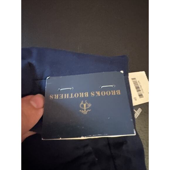 Brooks Brothers Shorts Mens Size 38 Blue Flat Front Bermuda Crabs NWT - Picture 5 of 9